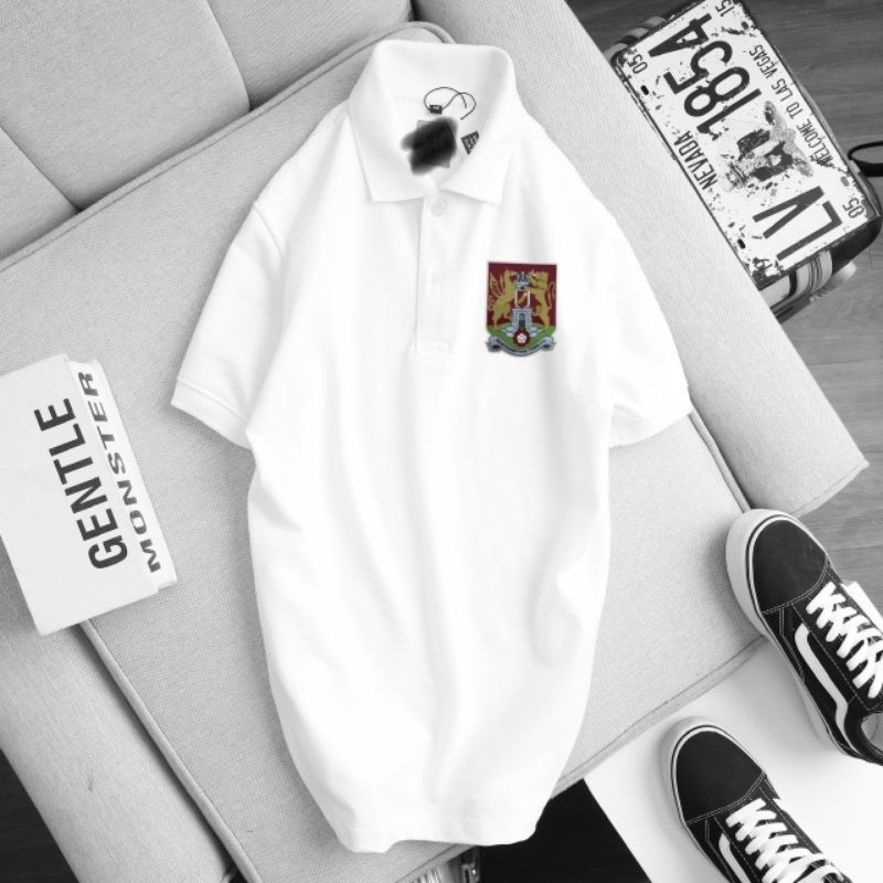 Áo thun nam có cổ ngắn tay polo logo Big size