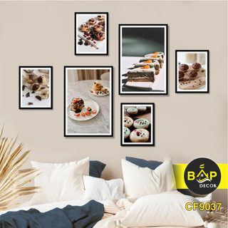 Hình dán trang trí Bánh Kem, Bánh Ngọt decor tiệm bánh Bắp Decor