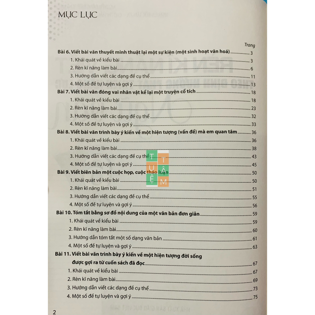 Sách - Rèn kĩ năng Viết theo định hướng phát triển năng lực Ngữ Văn 6