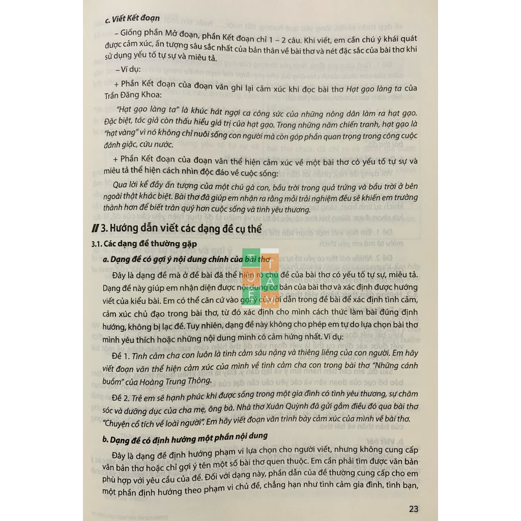 Sách - Rèn kĩ năng Viết theo định hướng phát triển năng lực Ngữ Văn 6