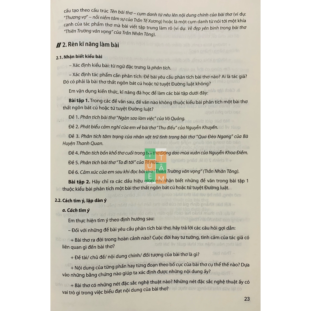 Sách - Rèn kĩ năng Viết theo định hướng phát triển năng lực Ngữ Văn 8