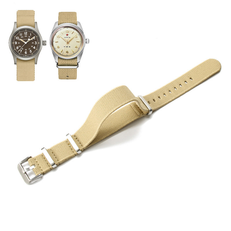 Dây đồng hồ vải dù size 18mm 20mm 22mm, dây đeo đồng hồ nato nam nữ, quai đeo dw vải dù co giãn.
