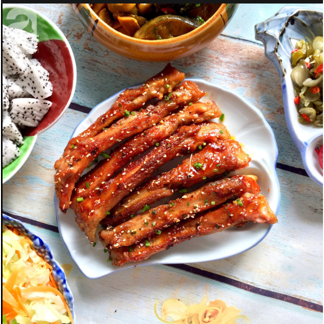 Sườn Heo Que Túi 1KG Chiên Nướng Siêu Ngon