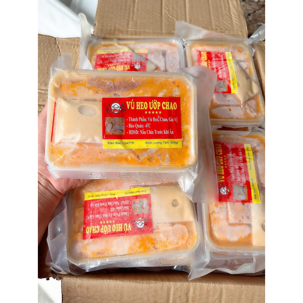 Vú Heo Ướp Chao 1KG Nướng Siêu Ngon