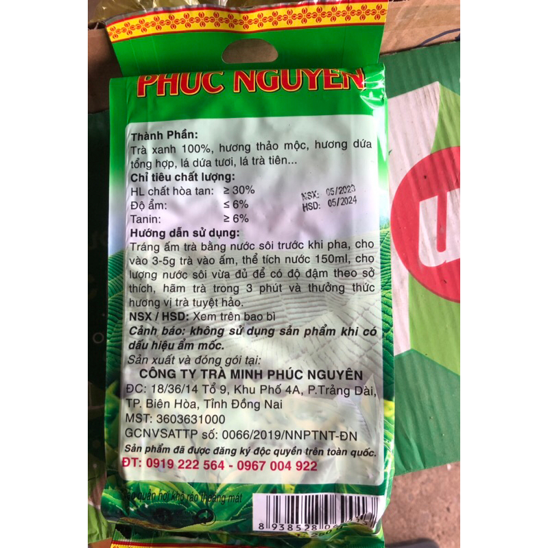 Trà Móc Câu THIÊN HƯƠNG- Bịt Lớn 6 gói x 70g,trà dứa 300g