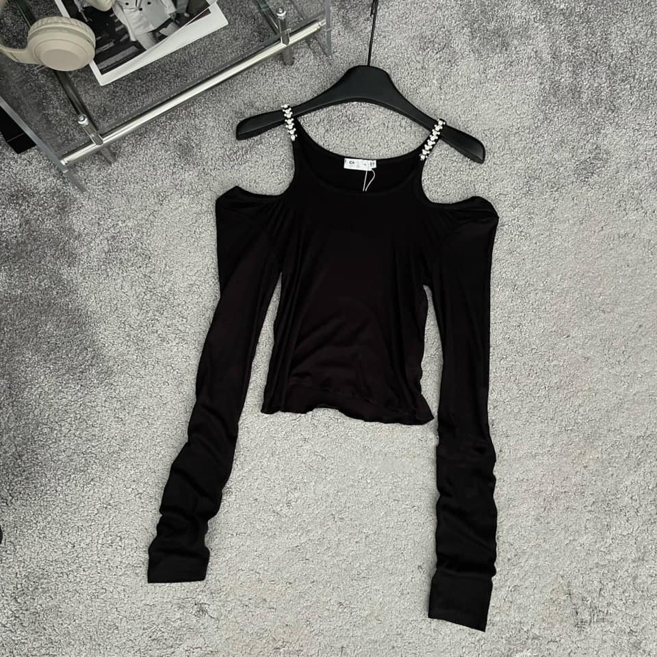 Áo tay dài khoét vai hangfl1