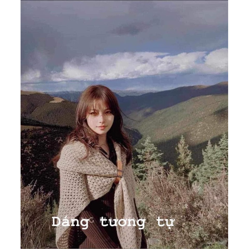 KHĂN CHOÀNG DỆT KIM THỜI TRANG