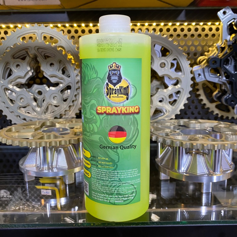 Nước rửa xe không chạm ,xà bông không cham Sprayking Car Wash 1L