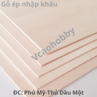 Gỗ Ép nhập khẩu (Basswood)  chuyên dụng làm mô hình độ dầy nhiều kích thước