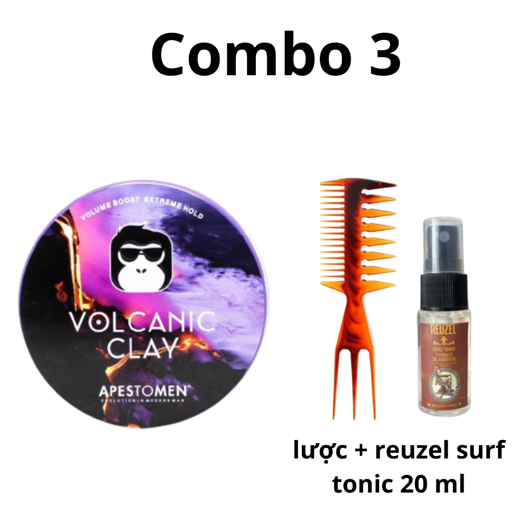 Sáp vuốt tóc Apestomen Volcanic Clay