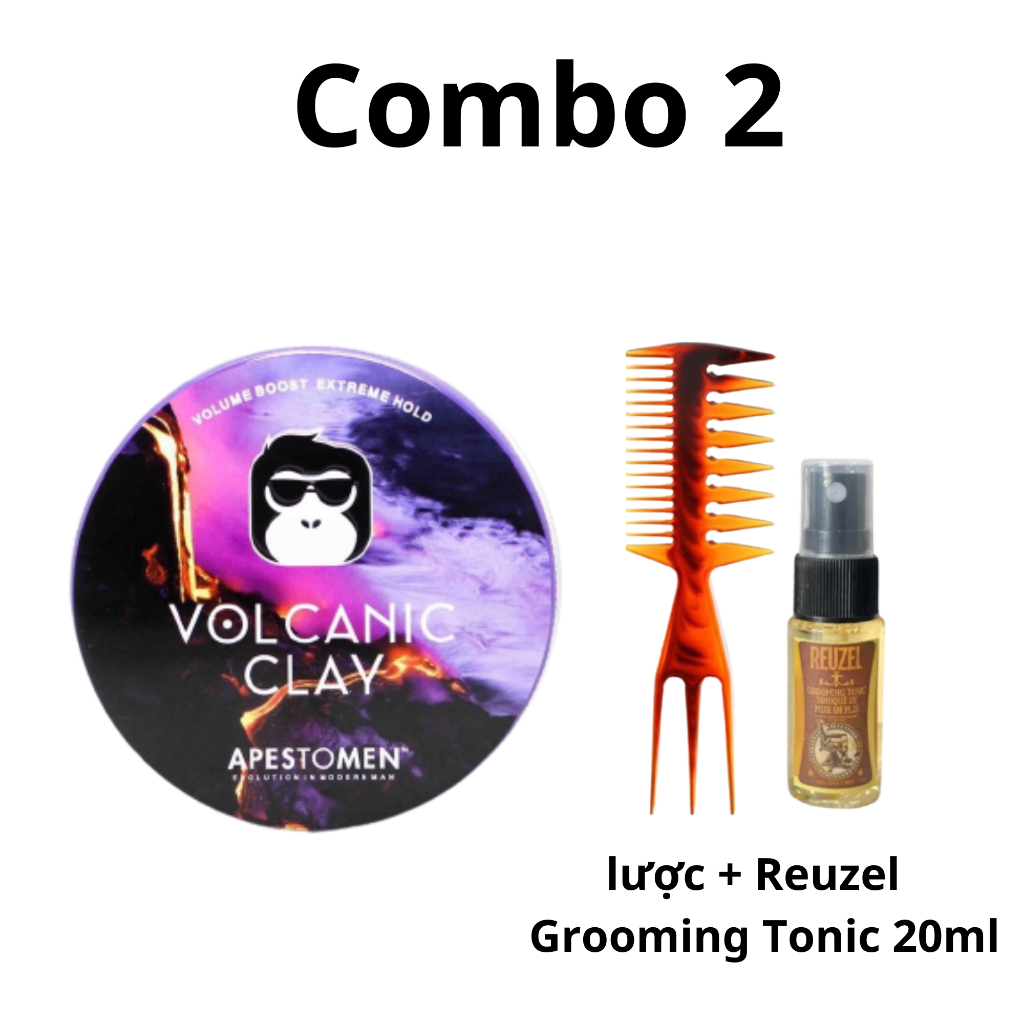 Sáp vuốt tóc Apestomen Volcanic Clay