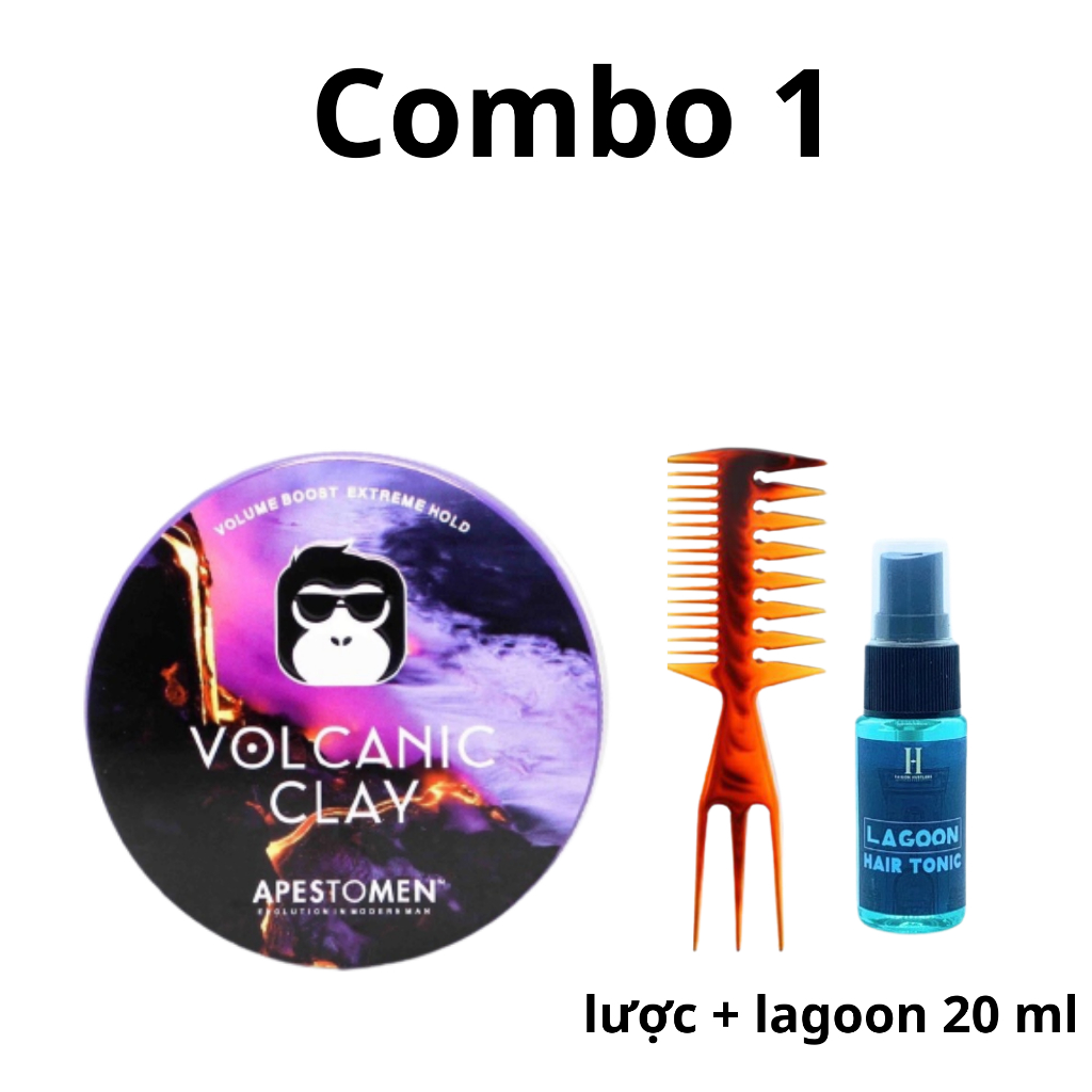 Sáp vuốt tóc Apestomen Volcanic Clay