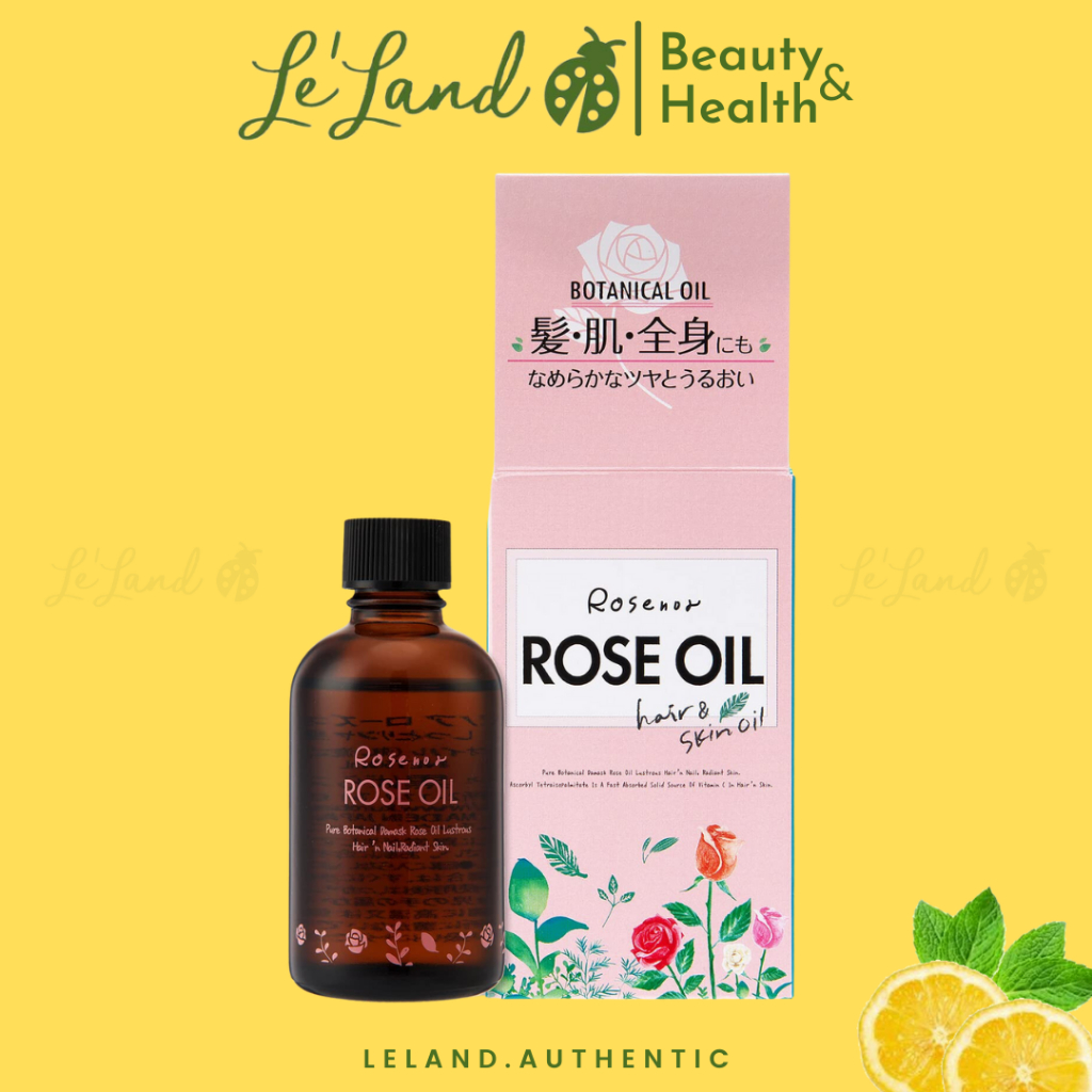 Dầu hoa hồng dưỡng tóc Botanical Rose Oil của Nhật