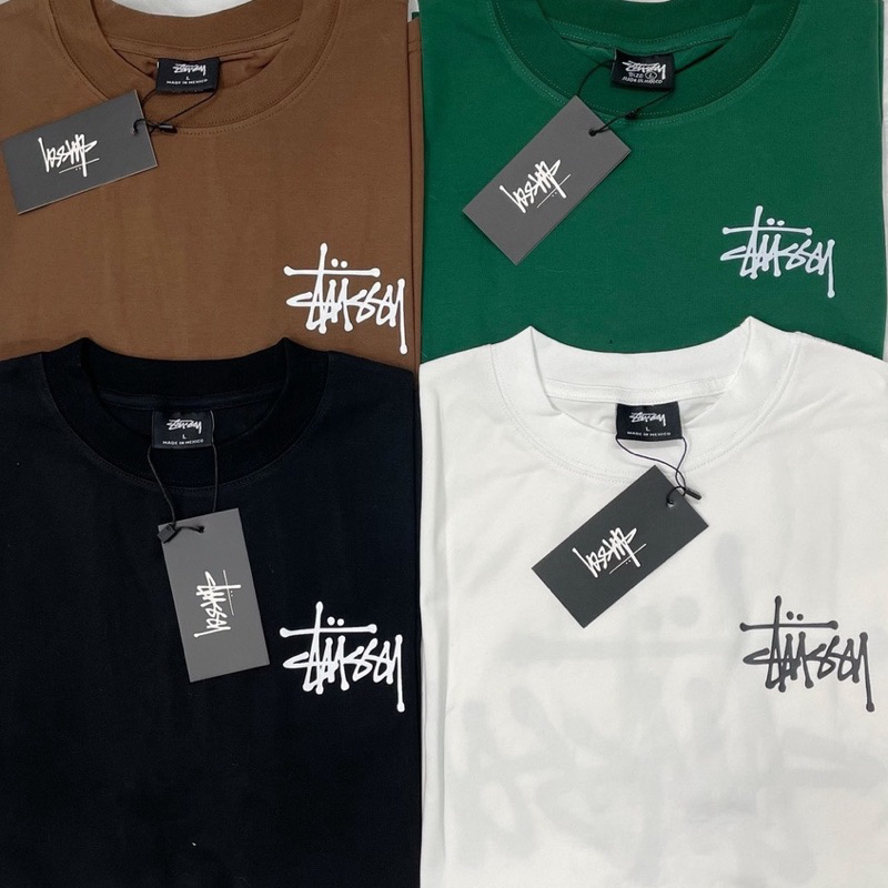 Áo Thun S.T.U.S.S.Y Form Unisex Nam Nữ, 100% Cotton Đl Vải 250gsm