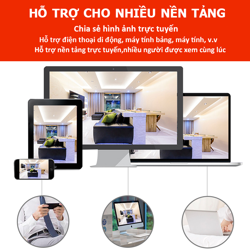 Bộ đầu ghi NVR kit wifi 4 mắt/ 8 mắt camera wifi 3.0