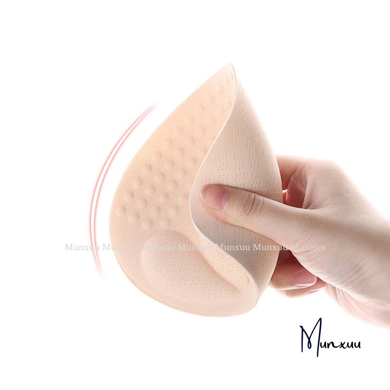 Cặp miếng đệm bra MUNXUU hình giọt nước độn dày có hạt massage thông hơi thoáng khí nâng ngực tự nhiên quyến rũ - PK02