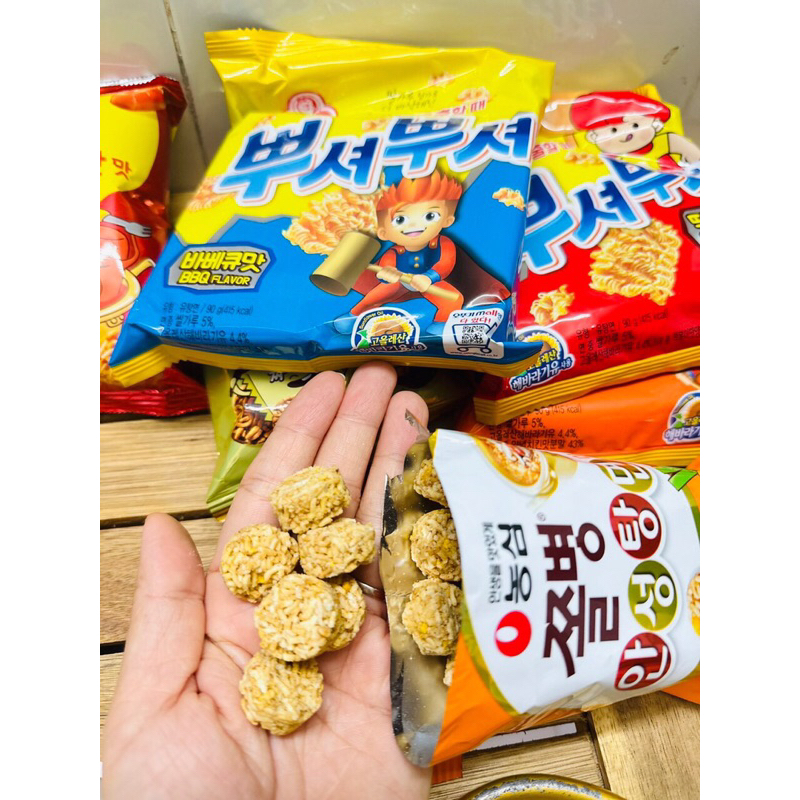 Snack Mì Gói Hàn Dạng Viên Giòn Cho Bé Trên 3T
