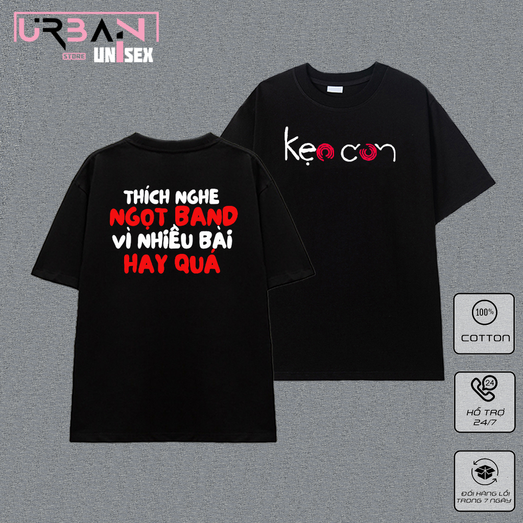 [ THE URBAN ] Áo thun Kẹo con thích nghe Ngọt band unisex