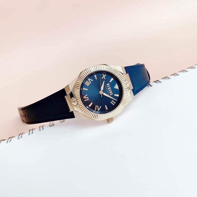 Đồng hồ đôi nam nữ dây da Versus By Versace Echo Park Strap