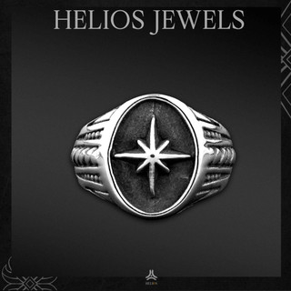  Nhẫn thời trang nam nữ Helios Jewels Polaris - Chất liệu thép không gỉ cao cấp 