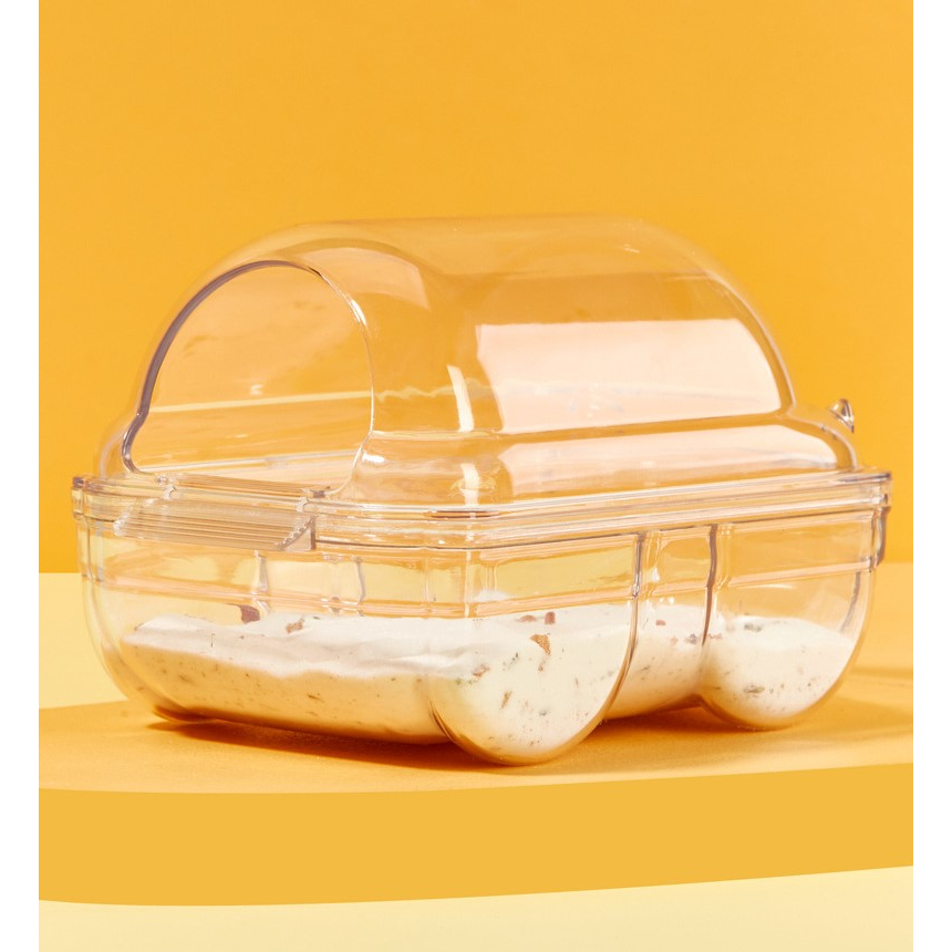 Nhà tắm xe hơi trong suốt đủ 3 size dành cho hamster