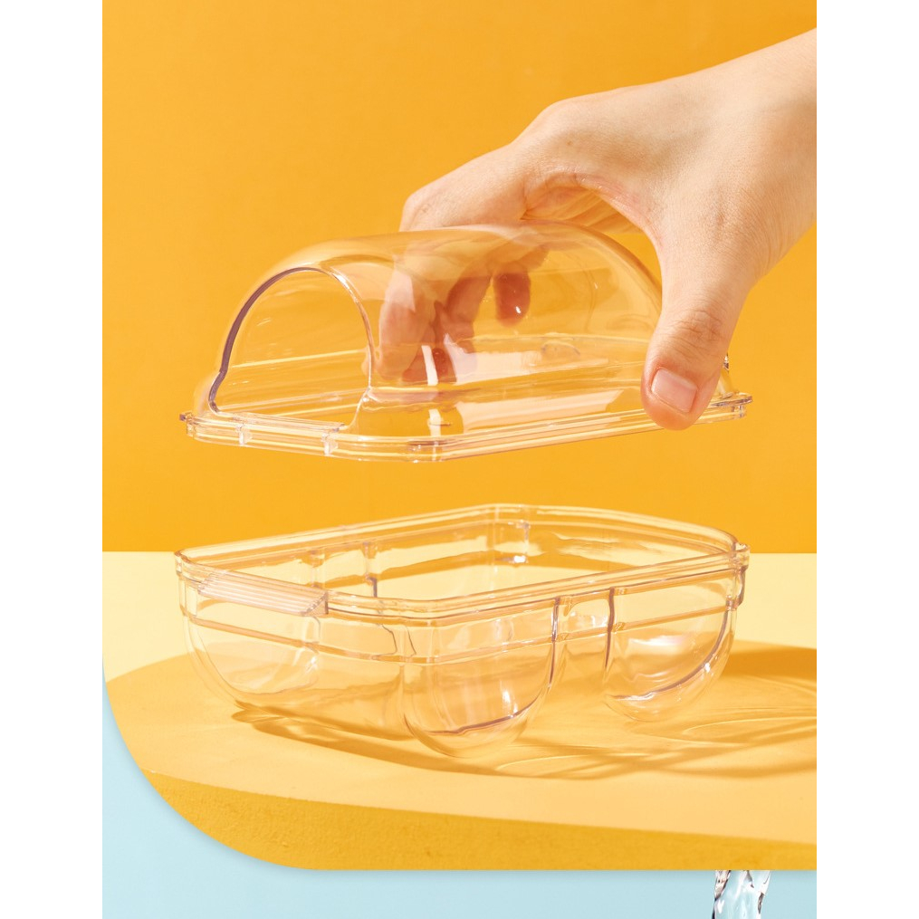 Nhà tắm xe hơi trong suốt đủ 3 size dành cho hamster