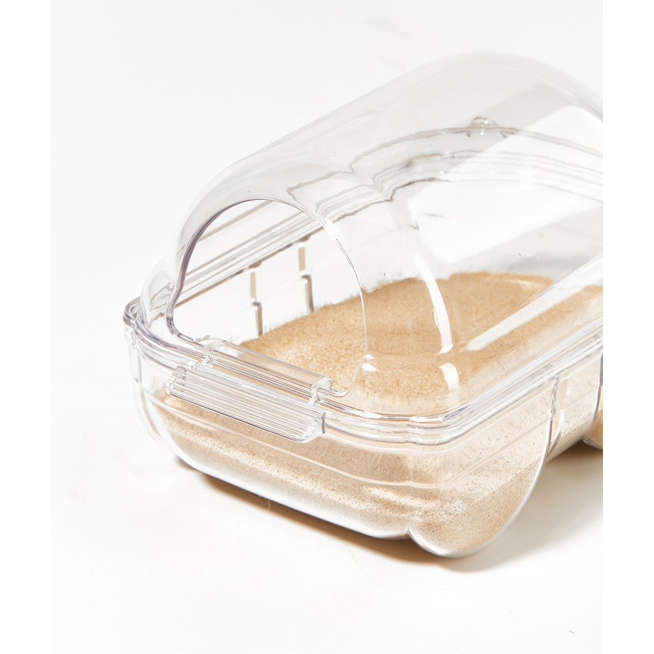 Nhà tắm xe hơi trong suốt đủ 3 size dành cho hamster