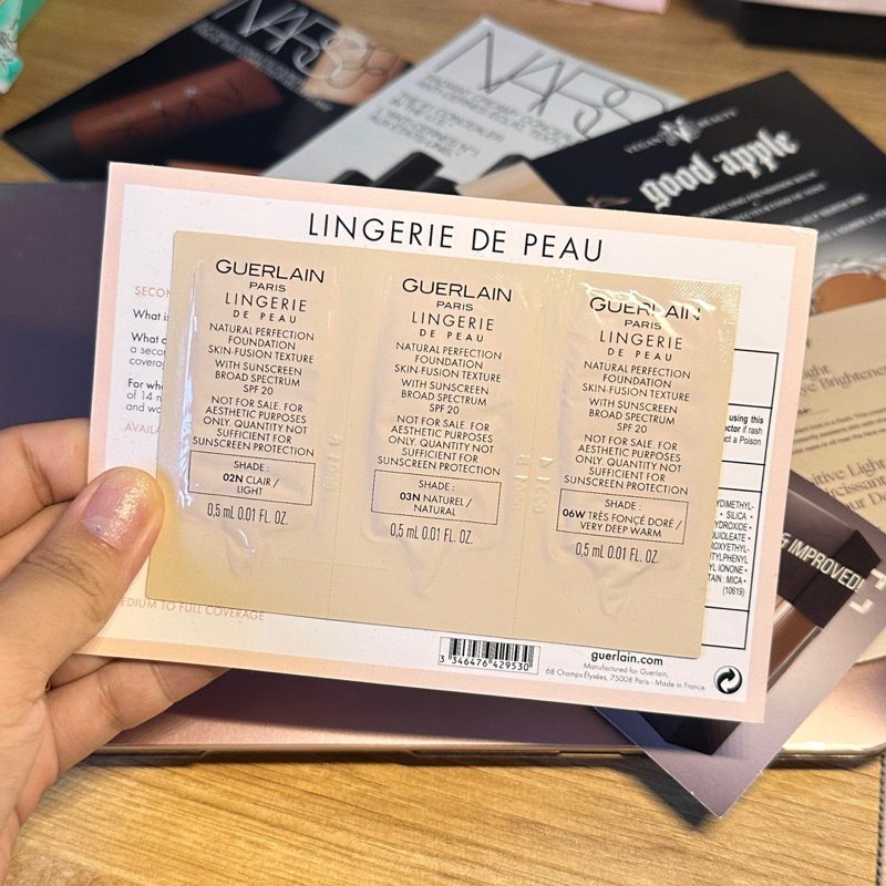 Sample kem nền, kem lót, che khuyết điểm các hãng Gift Sephoraa Us