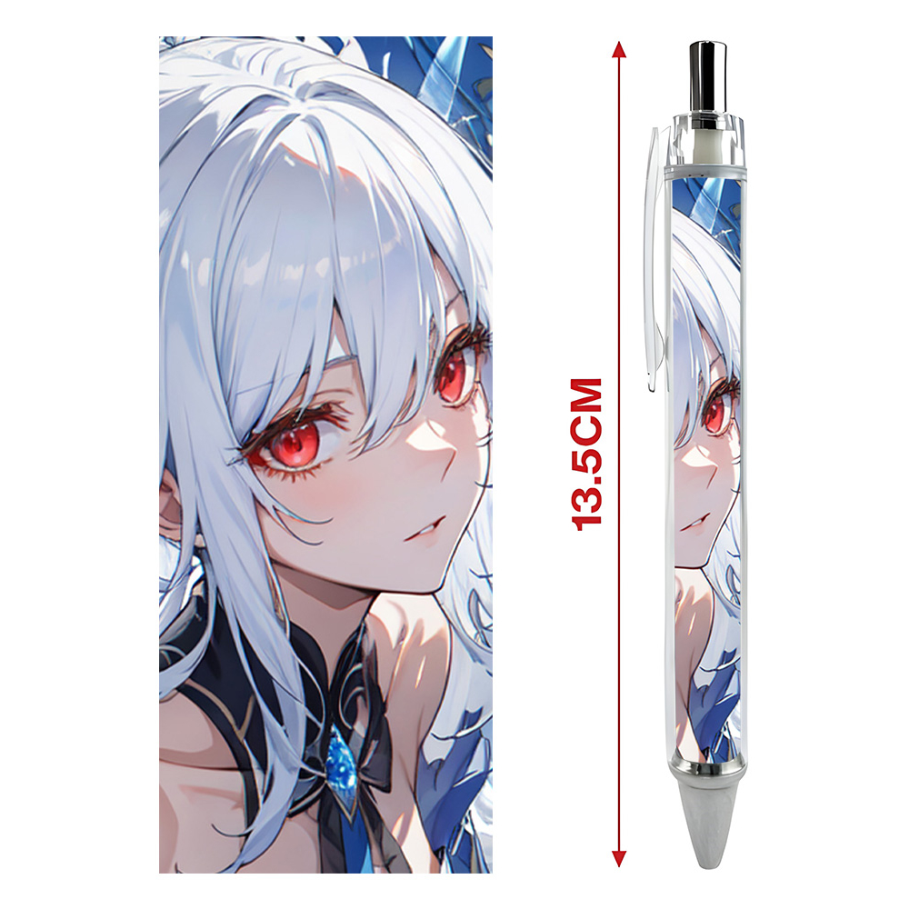 Bút viết In hình Jingliu Kính Lưu Game Honkai: Star Rail - Hình in sắc nét - Bút Gel ngòi 0.5mm by 2D Tộc Shop