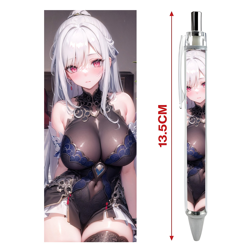 Bút viết In hình Jingliu Kính Lưu Game Honkai: Star Rail - Hình in sắc nét - Bút Gel ngòi 0.5mm by 2D Tộc Shop