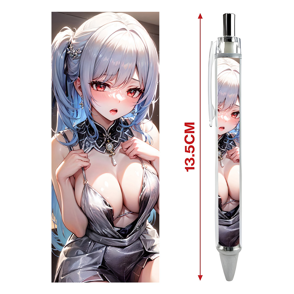 Bút viết In hình Jingliu Kính Lưu Game Honkai: Star Rail - Hình in sắc nét - Bút Gel ngòi 0.5mm by 2D Tộc Shop
