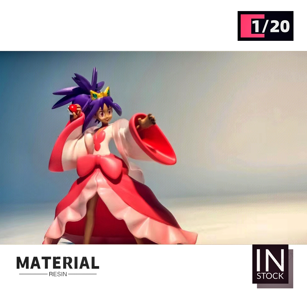 Mô hình Resin chính hãng Studio BQG GK Scale World 1/20 Trainer Iris & Pokemon Druddigon - Pokemon Unova Region