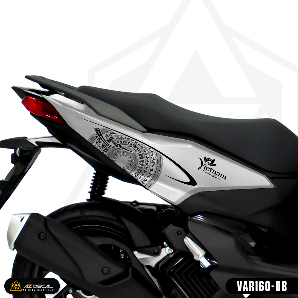 Decal Rời Dán Xe Vario 160 2023 | VAR160-08 | Team Tem Hình Dán Xe Máy Chống Thấm Nước Chống Xước