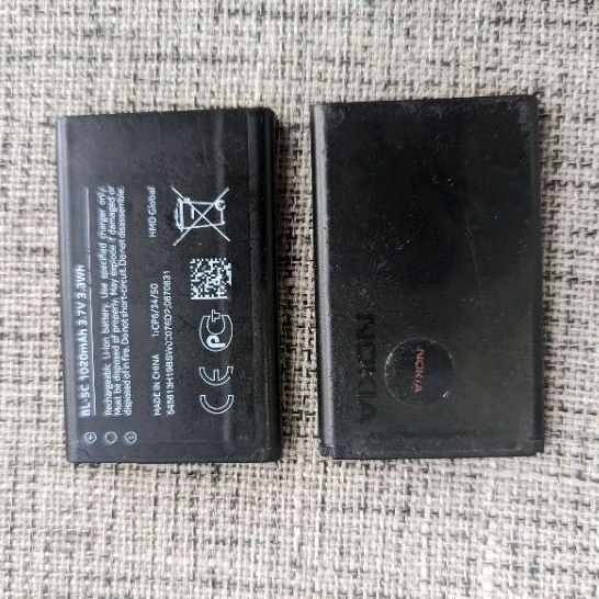 Pin cho Nokia BL 5C zin cũ bóc máy ,pin Nokia BL 5C zin