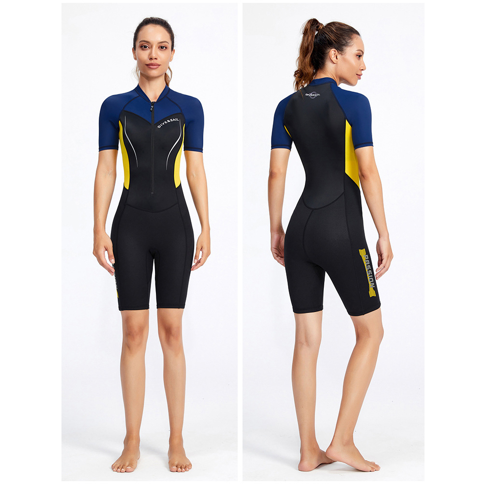 Bộ bơi giữ nhiệt nữ chuyên bơi đường dài bơi đường trường kết hợp đạp xe chạy bộ