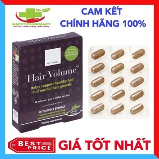   Chính Hãng  Viên uống kích mọc tóc dài tóc dưỡng tóc Hair Volume New Nordic 
