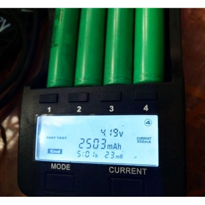 Pin Samsung 25R tháo khối xả cao