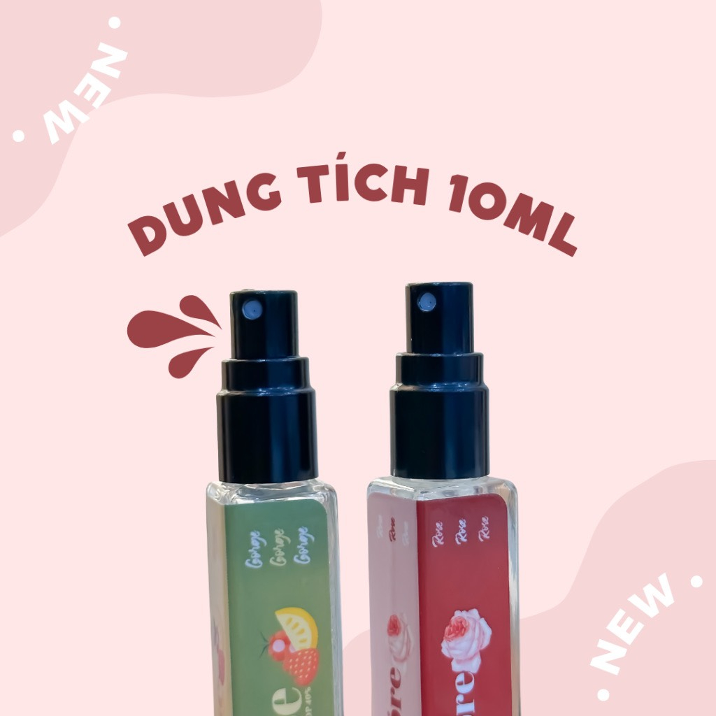 Nước hoa kẹo 10ml cho học sinh đi học, mùi nhẹ nhàng Vị trái cây thơm lâu NHK10
