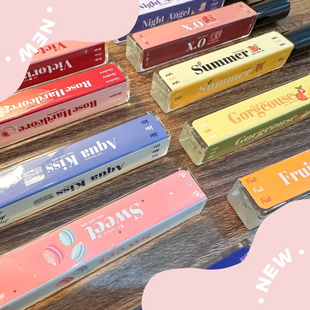 Nước hoa kẹo 10ml cho học sinh đi học, mùi nhẹ nhàng Vị trái cây thơm lâu NHK10