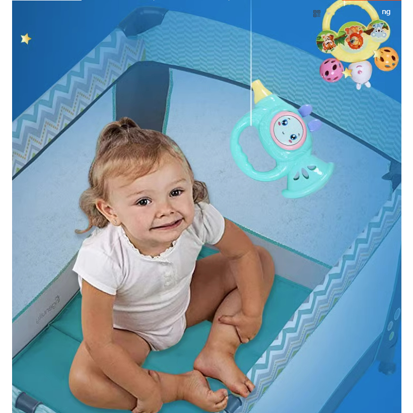 Bộ đồ chơi xúc xắc lục lạc 7 món cho bé sơ sinh