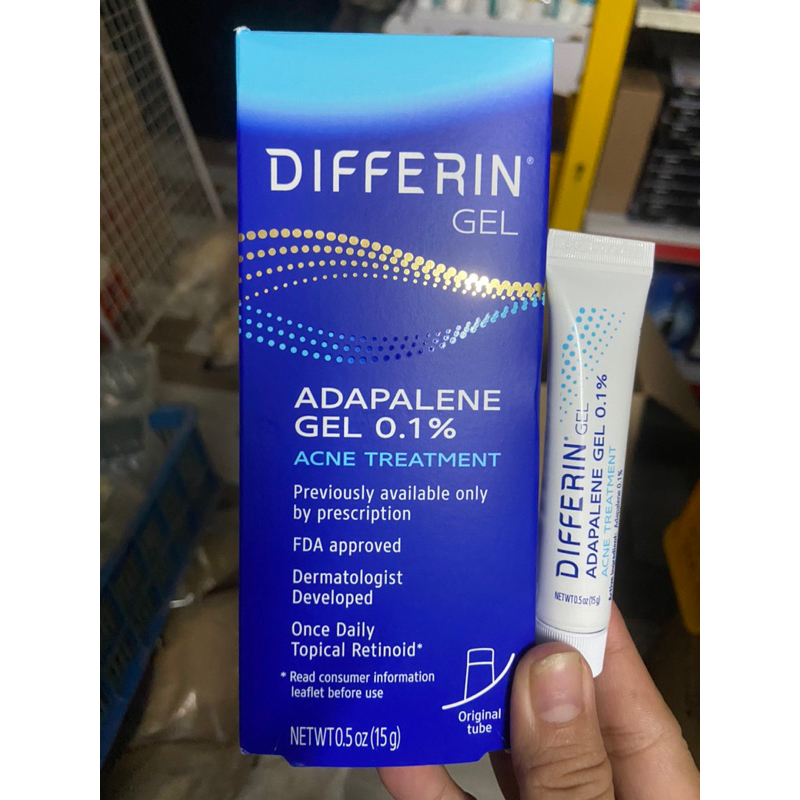 Gel giảm mụn Differin Adapalene Gel 0.1% 15g USA