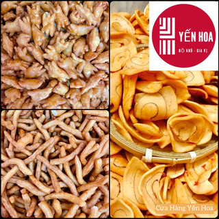 500g Bánh Tai Heo/Ba Khía/Thèo Lèo Chiên Mắm Tỏi