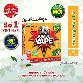 Nhang Trừ Muỗi Jumbo Vape 10 Khoanh