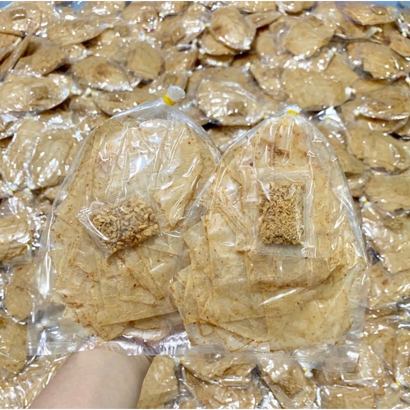 Bánh tráng xì ke muối nhuyễn tỏi siêu ngon