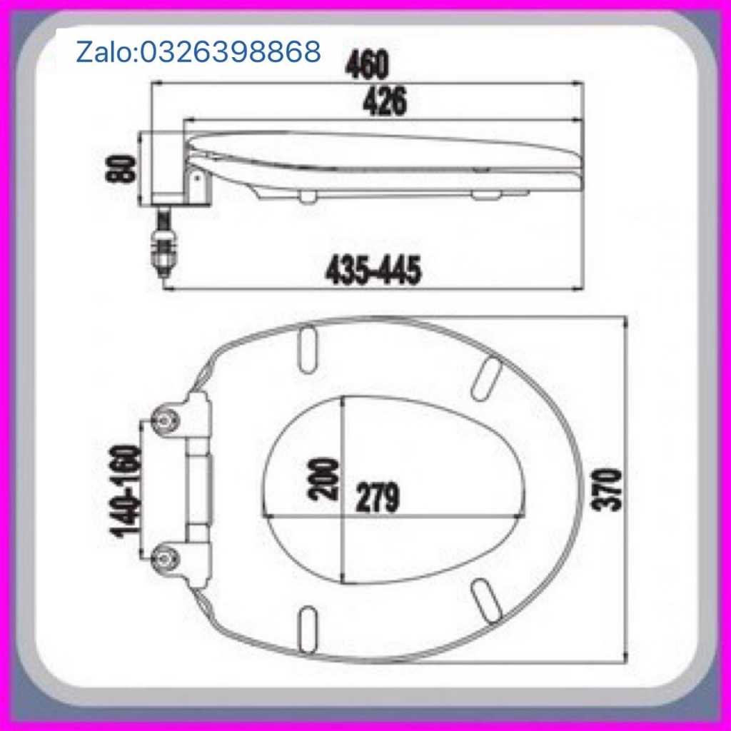 Nắp Bàn Cầu Inax 306, Bàn Cầu Inax, Nắp bàn cầu tốt
