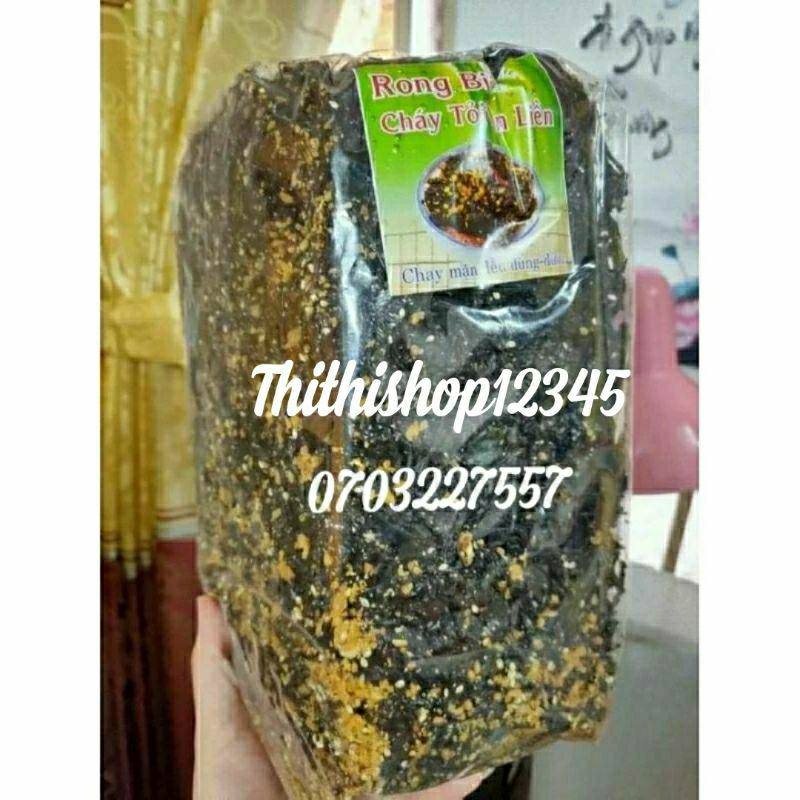 GÓI TO 500G Rong biển cháy tỏi siêu ngon, siêu rẻ,chất lượng(sỉ/dạo/ăn vặt/ăn liền/combo/hot/nhà làm