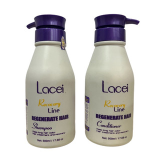 Cặp gội và xả Lacei Recovery Line phục hồi tóc hư tổn 500mlx2