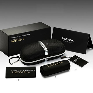Kính mát phân cực nam VEITHDIA 2462