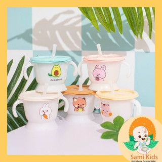Cốc tập hút nước 3 giai đoạn Mumbebe, bình tập uống, ly uống nước cho bé SAMIKIDS