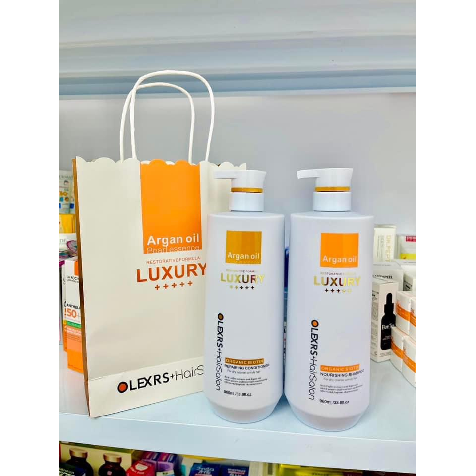Dầu gội xả phục hồi, chống rụng tóc Olexrs Hair Salon Luxury 500 - 960ml